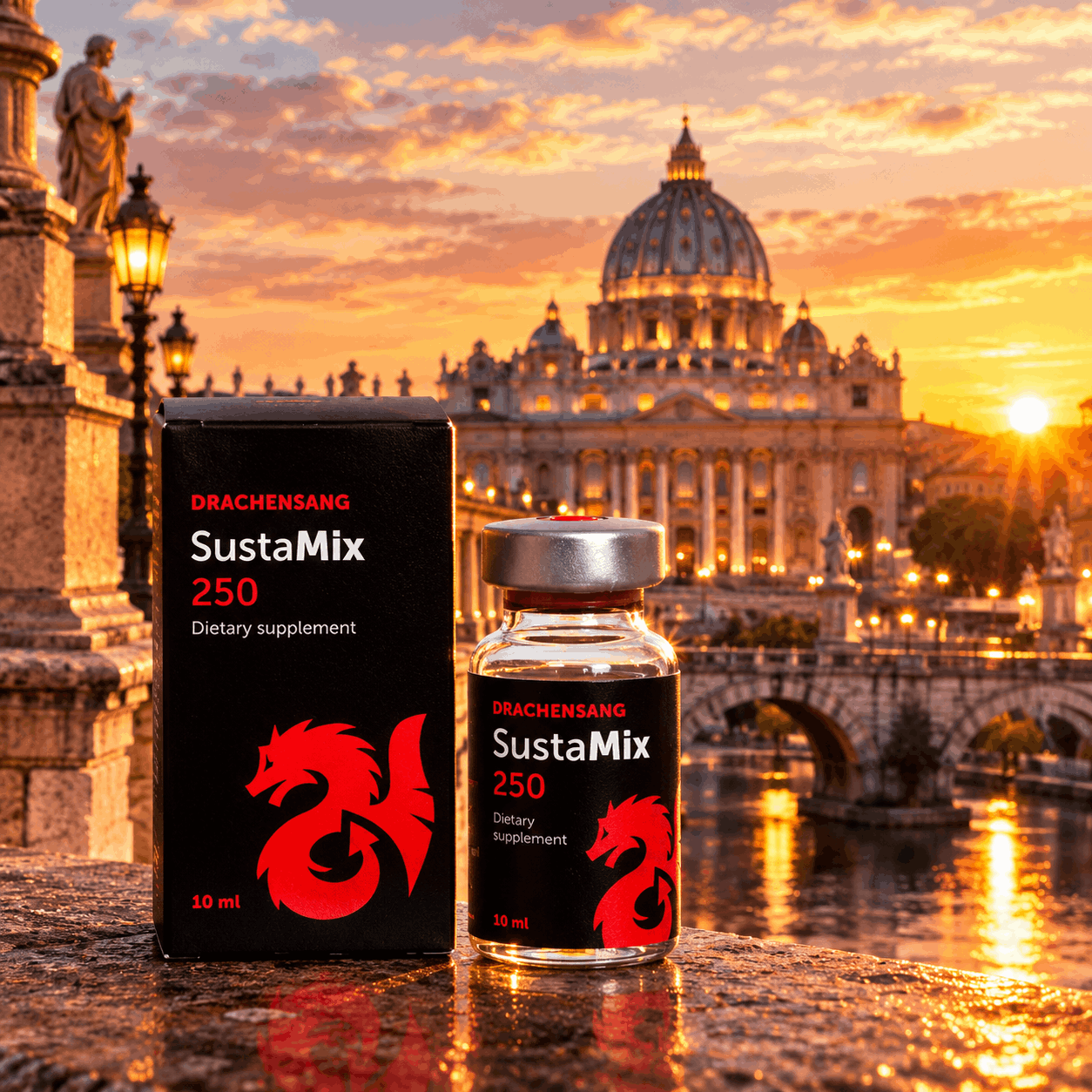 Susta Mix 250 de Drachensang devant le Panthéon à Paris