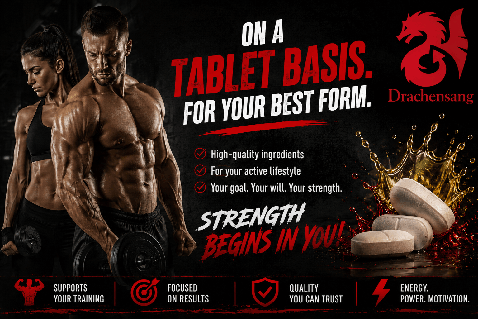 Sélection exclusive de comprimés anaboles high-end et gélules premium pour une prise de muscle maximale dans la Drachensang Academy